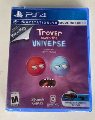 Trover Saves the Universe  (Sony PlayStation 4, PS4, 2018) NEW / Rick & Morty