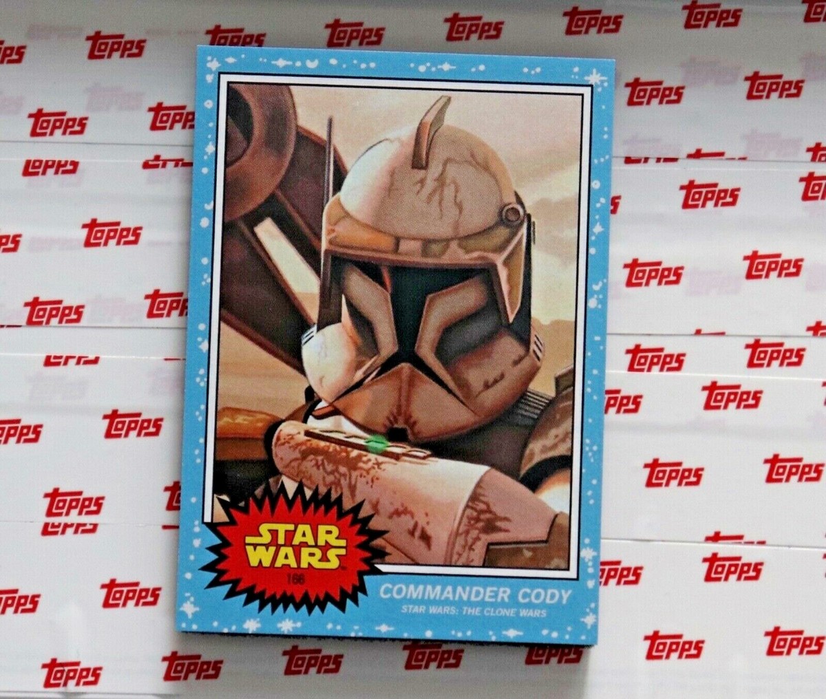 TOPPS STAR WARS LIVING SET CARD COMMANDER CODY #166 STAR WARS THE