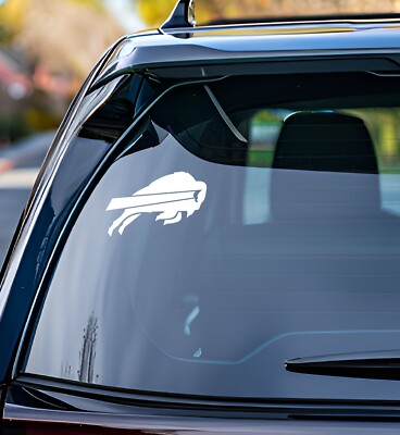 #ad #ad Buffalo Bills Vinyl Decal Car Truck Vehicle Window Wall Sticker White v1 $3.99