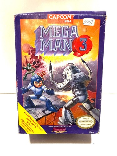 Mega Man 3 Sur NES – Version PAL, Jeu Complet