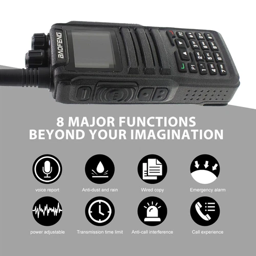 BaoFeng DM-1701 5W Digital DMR Dual Band VHF/UHF DTMF VFO FM Amateurfunk Zwei Wege Radio - Bild 12 von 19