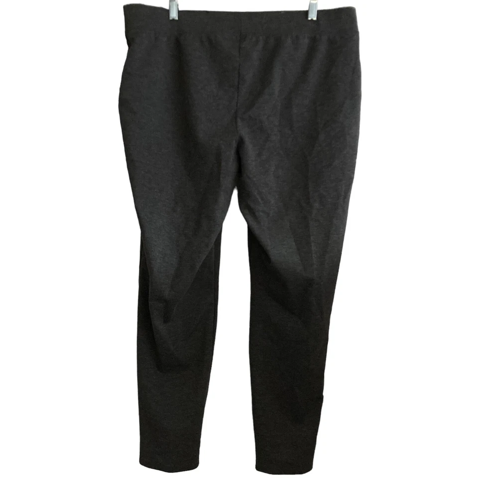 Apt 9 Pantalones Elásticos Leggings Mujer XL Negro Carbón Elastizados Calce Moderno Foto 2 de 4