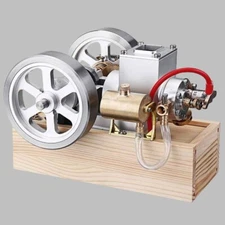 ENGINEDIY M90 Horizontal Hit & Miss Gas Full Metal IC Engine Model