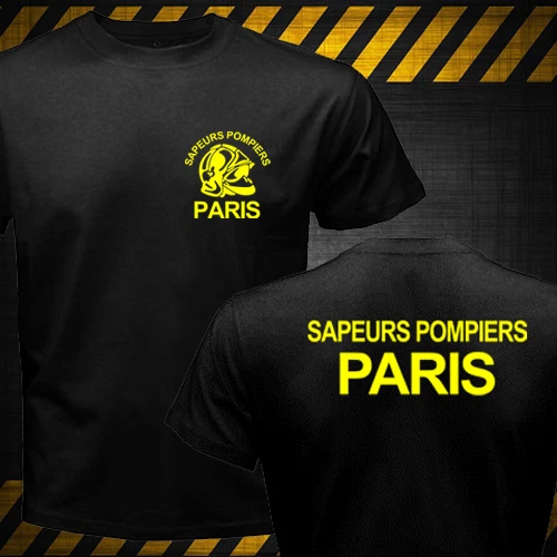 New Sapeurs Pompiers Paris France Firefighter Fire Department Brigade T shirt