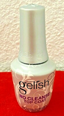 Gelish Harmony No Cleanse Top Coat 0.5 oz Brand New Auth 100% - No Wipe Top Coat