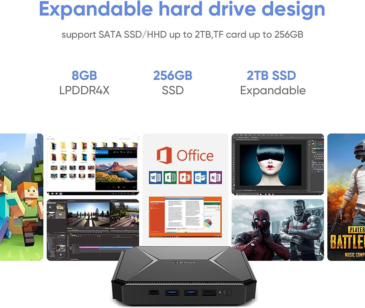 CHUWI HeroBox ミニPC Windows11 intel N5100 CHUWI HEROBOX MINI PC Windows 11 Mini Desktop Computer Intel