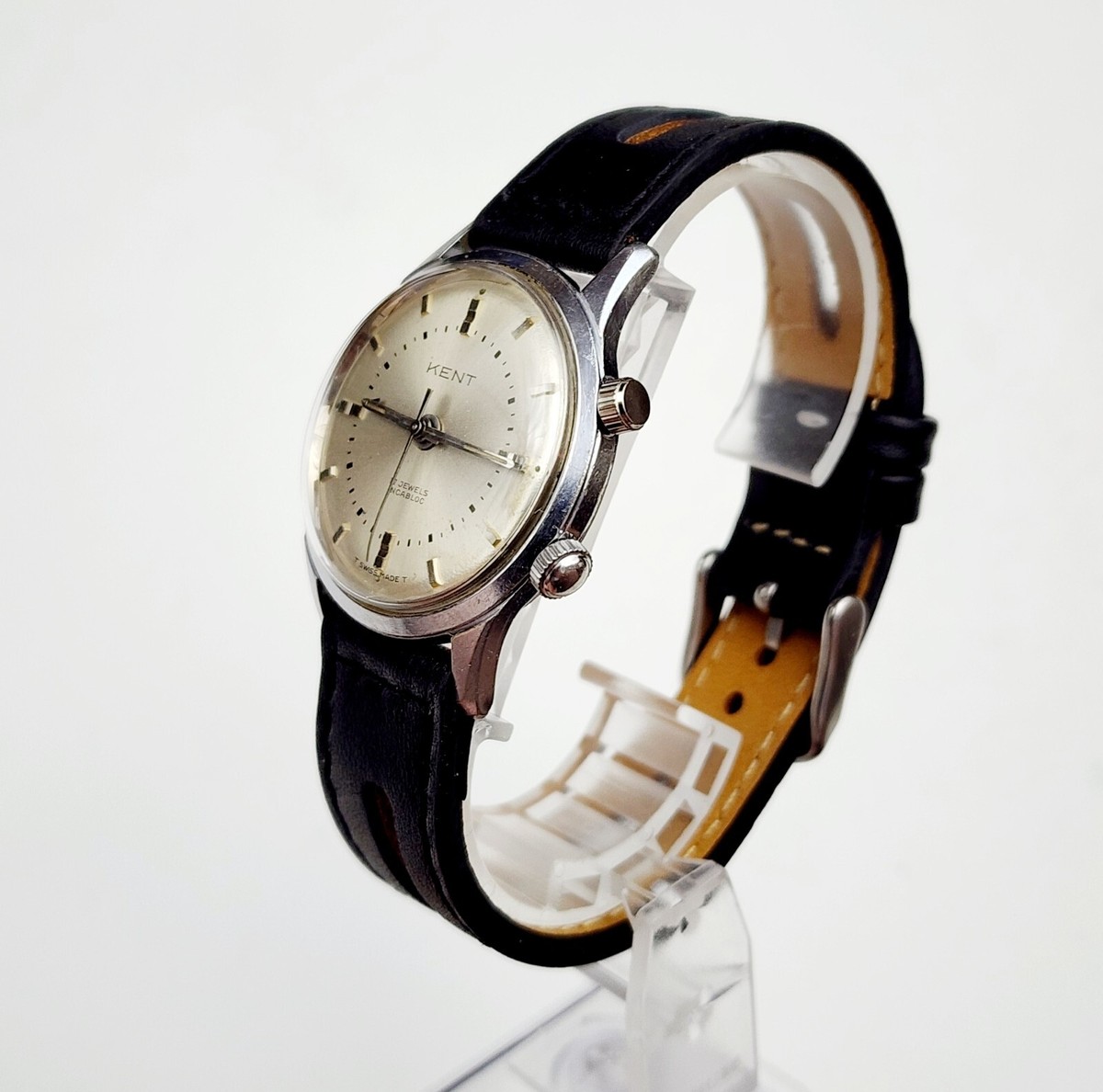 Men's SWISS Vintage 60's ALARM Watch KENT. Manual Wind | eBay