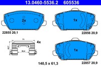 BremsbelÄGe Hyundai P. I30 2.0 N 17-