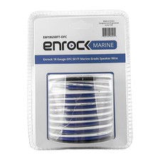 Enrock 18 Gauge 50 FT Stereo Marine Grade Speaker Wire