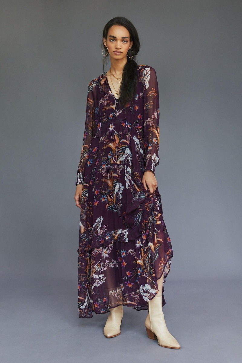 beaded floral maxi dress Really Something Beaded Maxi Dress