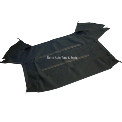 Fits: 1986-1994 Saab 900, Convertible Top,  Black Cloth, No Window