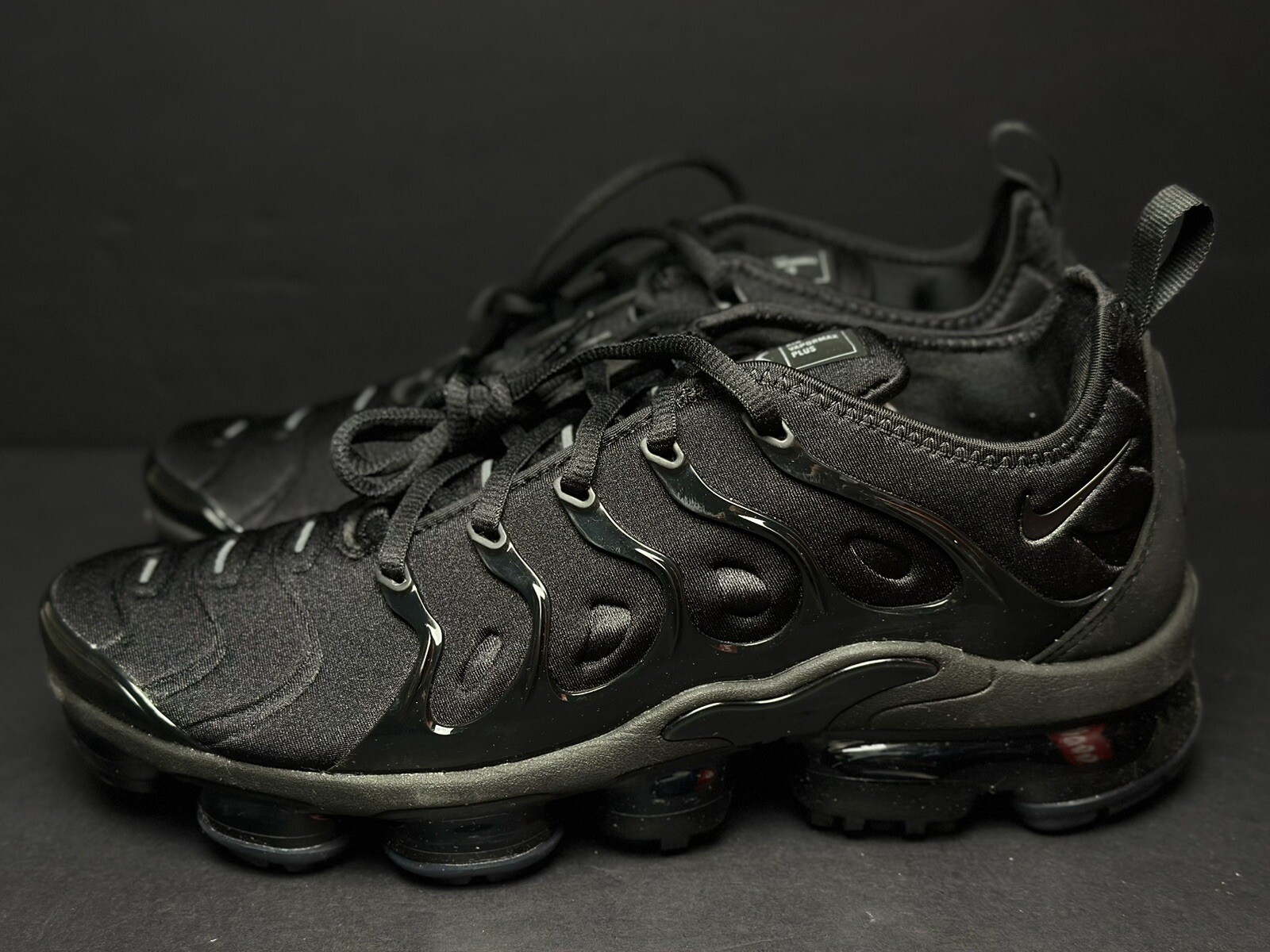 Men's Size 12 - Nike Air Max Vapormax Plus Triple Black 924453-004 ...