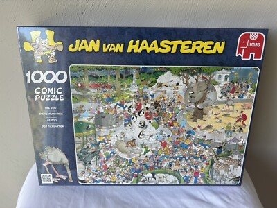 Jan Van Haasteren 1000 pc. Puzzle ''The Zoo'' Jumbo Brand