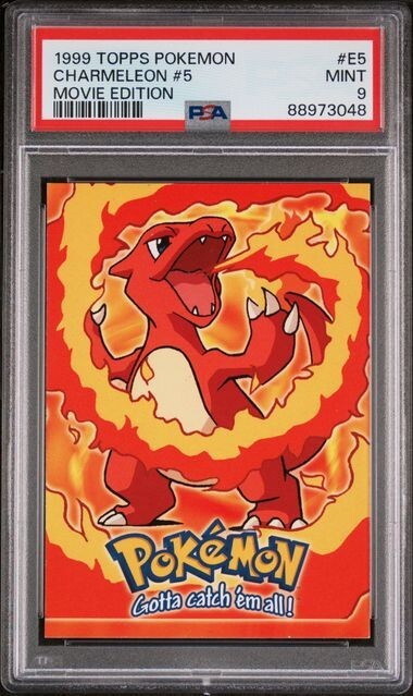 1999 Topps Pokemon Movie Edition #E5 Charmeleon #5 PSA 9 MINT