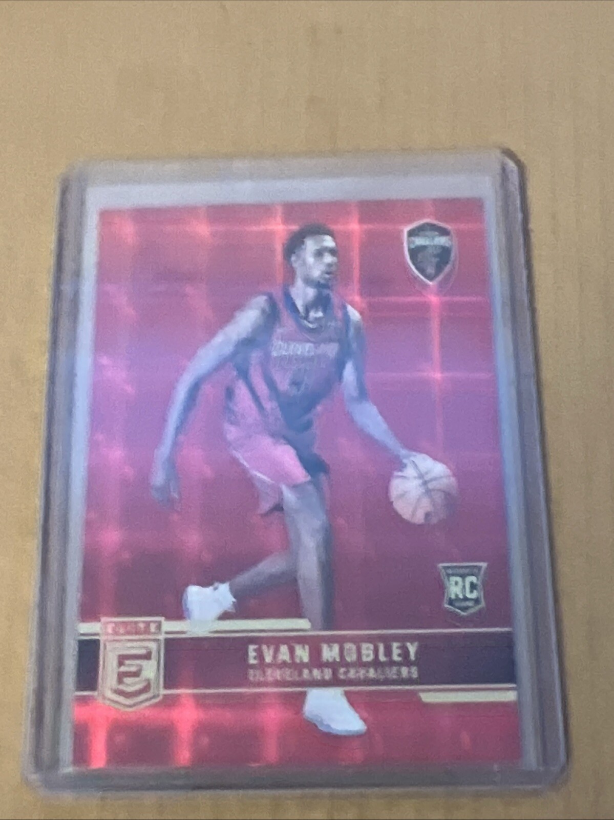 2021-22 Panini Donruss Elite Evan Mobley Asia Hyper Red SP Cavaliers RC #246