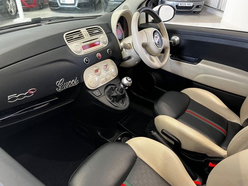 2012 Fiat 500C 1.2 byGucci Euro 5 (s/s) 2dr Gucci CONVERTIBLE Petrol Manual - Picture 13 of 24