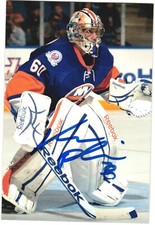 Kevin Poulin Autographed 4x6 Color Photo New York Islanders Goalie #60 Blue D