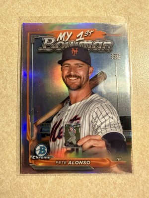 2024 Bowman Chrome Pete Alonso #M1B-37 My 1st Bowman Insert New 