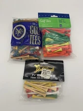 Golf Tees Over 190 Gold Tees Brand New In Package