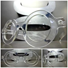 VINTAGE RETRO Style Clear Lens EYE GLASSES Round Thick Transparent Fashion Frame