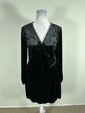 The Get Women’s Black Colored Long Sleeve Dress Size S