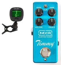 MXR CSP027 TIMMY OVERDRIVE MINI GUITAR EFFECTS PEDAL (FENDER TUNER)