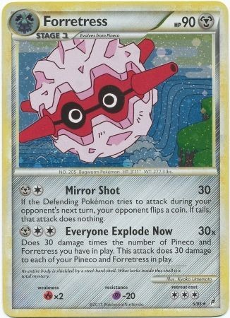 Forretress - 5/95 - Pokemon Call of Legends Holo Card LP