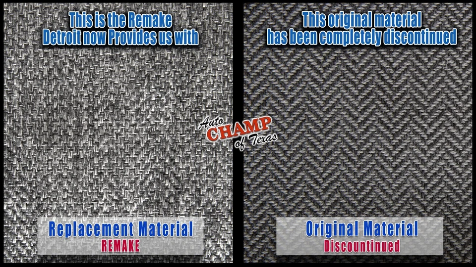 92-93 Ford F-150 F-250 F-350 XLT - Cubierta de asiento de tela inferior del lado del conductor gris 50/50 Foto 2 de 4