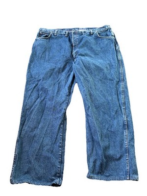Bulwark FR Cat2 2112 Mens 48x30 Work Pants Relaxed Denim Blue Jeans