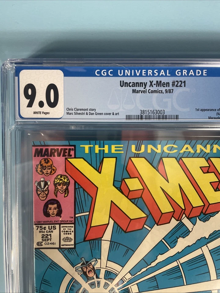 Uncanny X 战警 #221 CGC 9.0 — 第 2/3 张图片