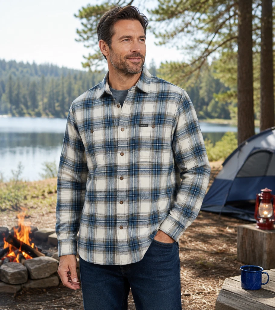 Eddie Bauer Flannel Shirt Men L Ivory Blue Classic Fit Plaid Button Long Sleeve
Opens in a new windo