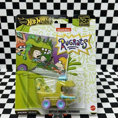 NEW Hot Wheels Premium Reptar Wagon Mattel (Purple Real Riders