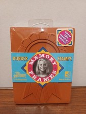 Memory Frames Posh Impressions Award Prize Blue Ribbon Rubber Stamp NEW Stamper