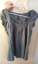 Colours of the World Damen Top Basic grau S K...
