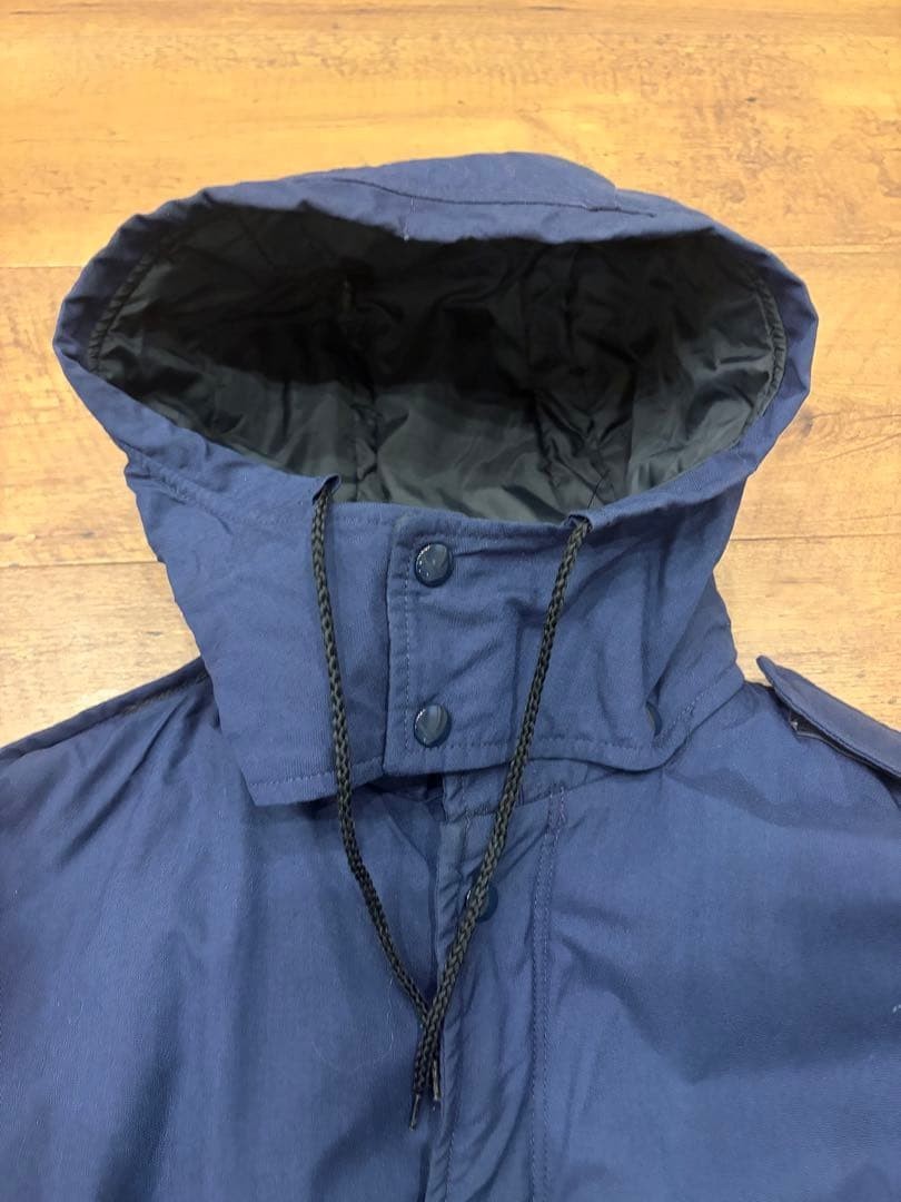 90s USA USPS Reflective Postman Coat Jacket L Navy Vintage 