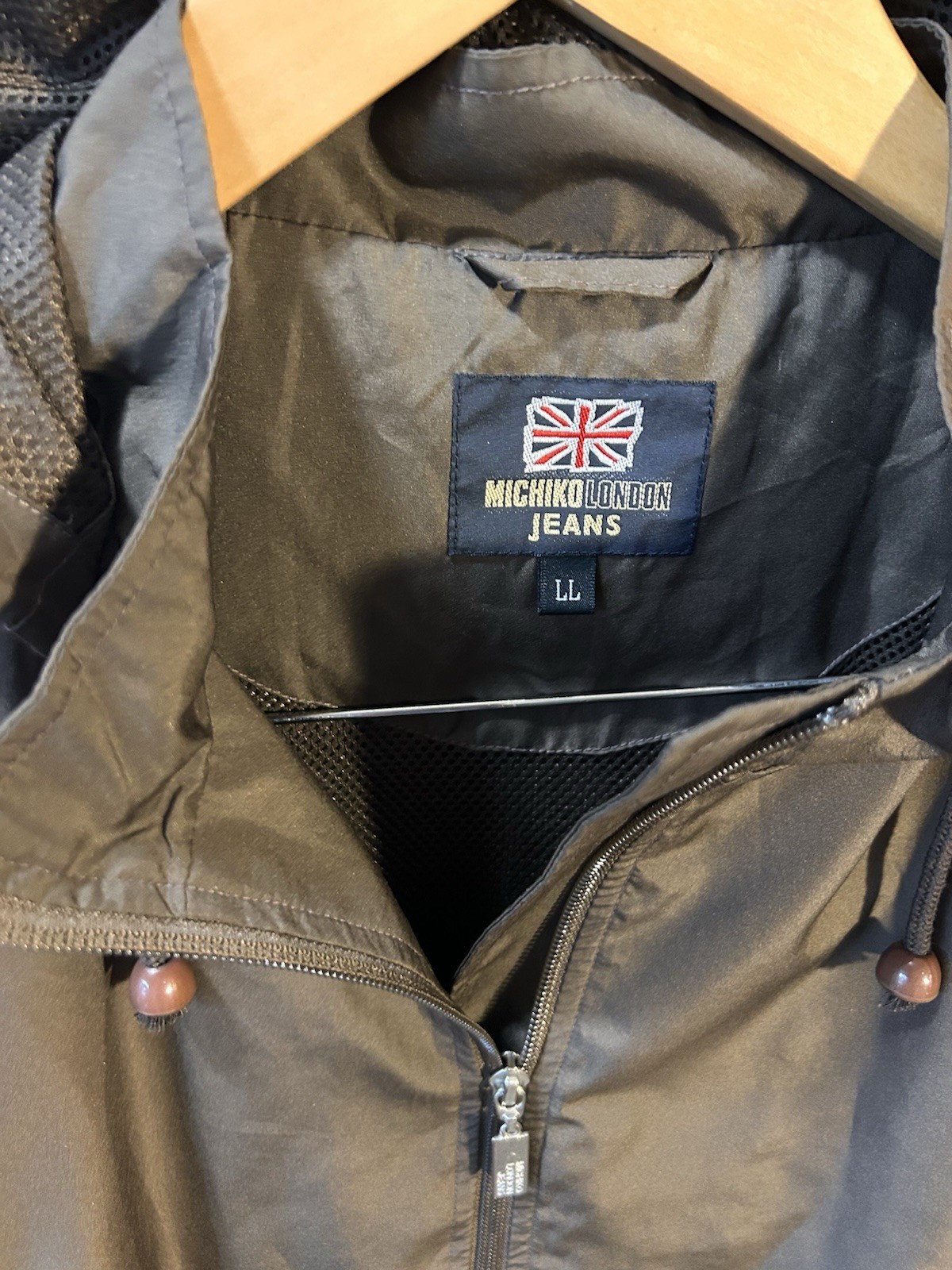 Michiko London Koshino Leather Jacket 100 Brown Mens … - Gem