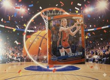Lucy Olsen 2025 Panini Prizm WNBA #104 RC Red Pandora /199 Washington Mystics