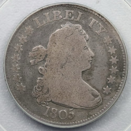 1805 25c Draped Bust Quarter - PCGS VG 10