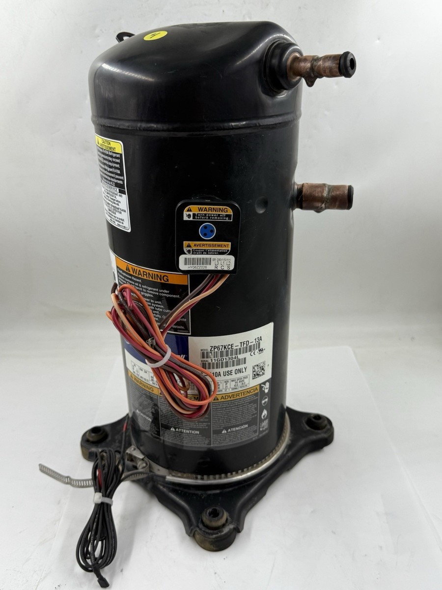 COPELAND SCROLL COMPRESSOR ZP67KCE-TFD-13A ZP67KCE-TFD 3 Phase