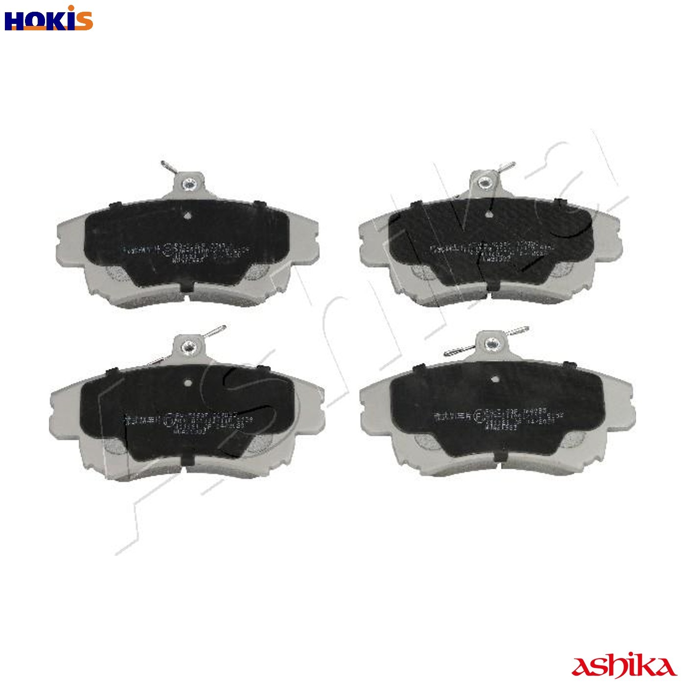 Brake pads Front Axle 50-05-516 ASHIKA for MITSUBISHI VOLVO SMART - Image 8