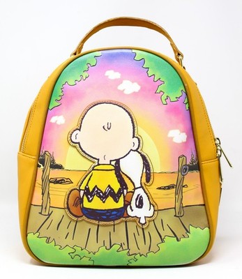 Loungefly Peanuts Snoopy and Charlie Brown Sunset Mini Backpack