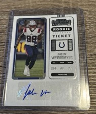 2022 Panini Contenders Rookie Ticket Jalen Wydermyer #297 Auto RC Showcase