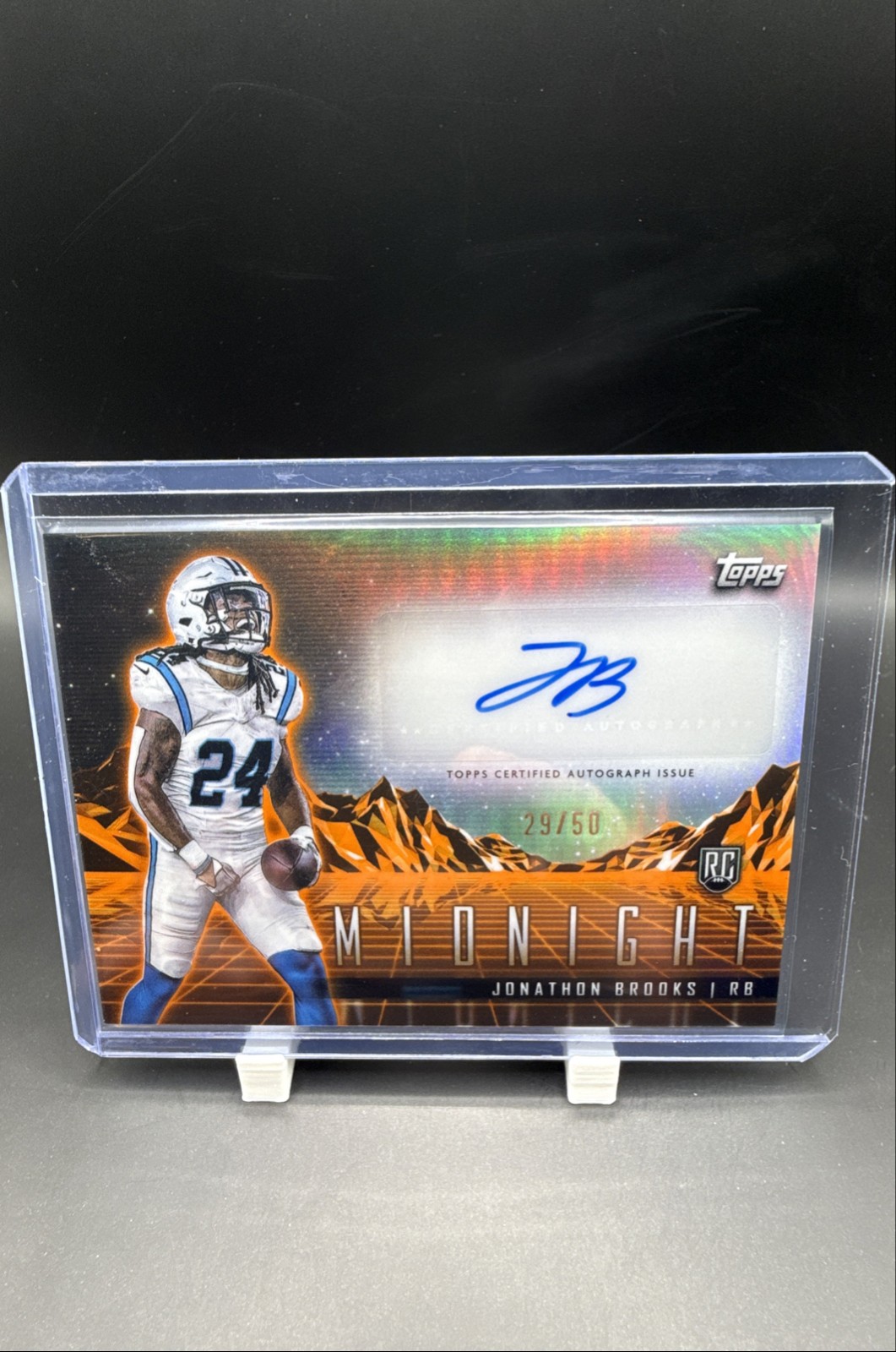 Jonathon Brooks Topps Midnight Rookie Horizon Signatures #RHSJBR Summer Solstice
