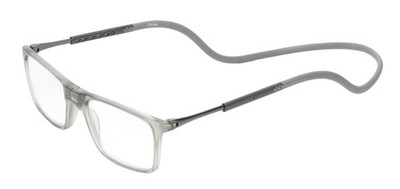 Calabria SP02 Snap Magnetic Reading Glasses Blue Light +4.00 Crystal Grey Adjust