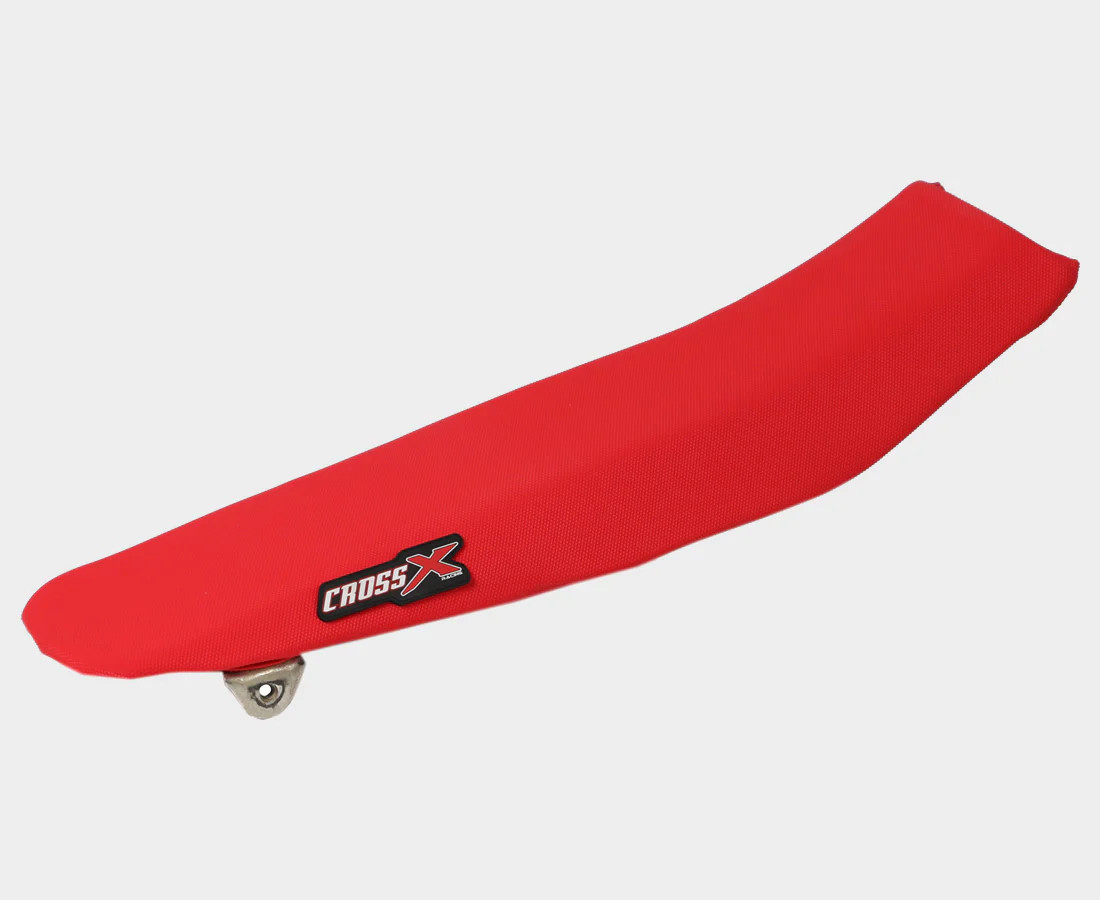 Housse de selle Fantic 4T de haute résistance rouge en vinyle renforcé