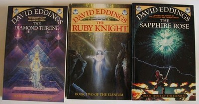 David Eddings The Elenium Trilogy Complete Set of 3 Trade Paperback Books Bundle