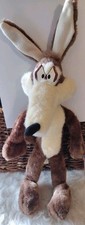 Wile E Coyote Looney Tunes Poseable 12  Plush Nanco Warner Bros 2002 Vintage