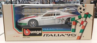 Burago 118 Scale Ferrari Testarossa 1984 Used