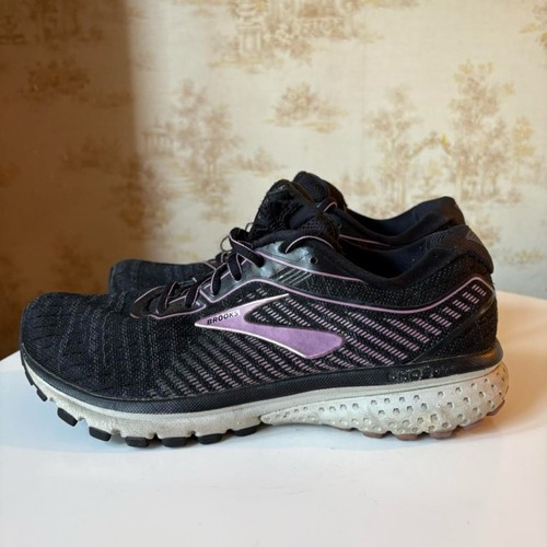 Brooks Ghost 12 Laufschuh Turnschuhe schwarz lila Training Fitnessstudio Damen 8,5 US - Bild 3 von 8