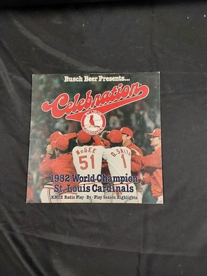 ST. LOUIS CARDINALS Celebration: 1982 World Champions BUSCH BEER LP VG+ SHRINK w